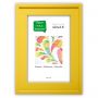 Ramka drewniana Icar DRL M 18 Żółta, 15x21cm - 2